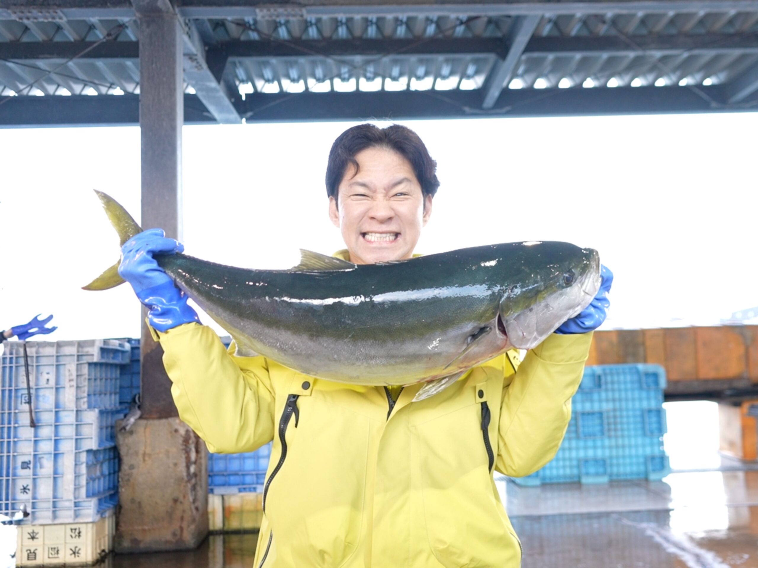 “ブリ名人”として渡部建さんをご案内しました！