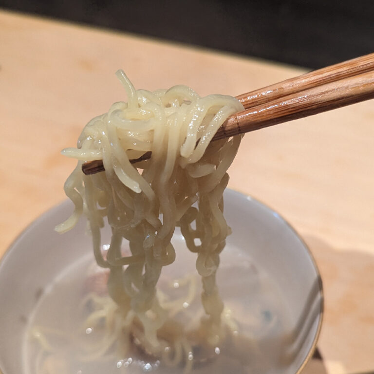 潮あさり麺 (ぶりしゃぶの〆)
