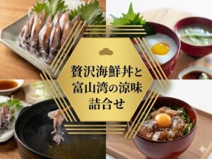 【夏ギフト】贅沢海鮮丼と富山湾の涼味詰合せ